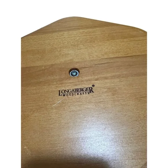 Longaberger Snowflake Basket 1997 Christmas Collection Liner & Divider Insert - Picture 14 of 16